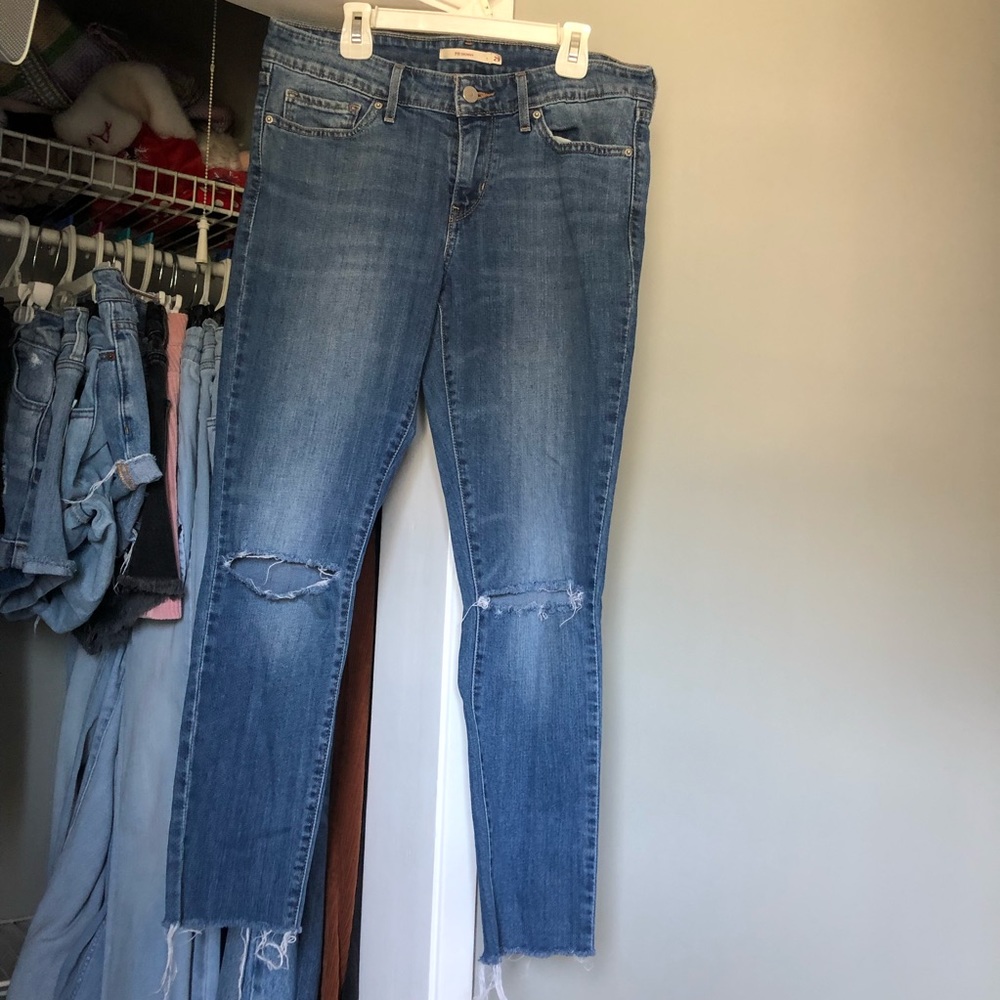 Low Rise Skinny Jeans